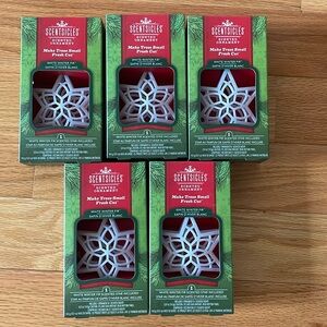 Scentsicles Scented Ornaments White Winter Fir